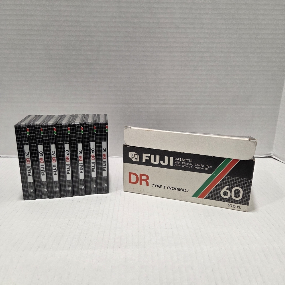 Fuji DR Type I Normal 60 Lot Of 7 Sealed Cassette Tapes